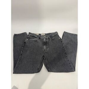 Everlane The Original Cheeky Straight Leg Jeans Grey 29R Organic Cotton Stretch